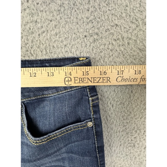 Seven7 Denim Bermuda Shorts Womens Size 6 Blue 10"‎ Inseam - Picture 8 of 11